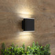 LED Up Down Light 115mm Black Tri-CCT 6W IP65 700lm LED Up Down Light 115mm Black Tri-CCT 6W IP65 700lm